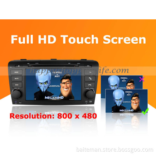 Mazda 3 DVD Player with Navigation System and Can Bus